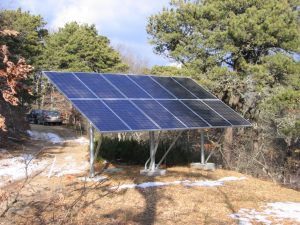 Pole Mounted Solar Array